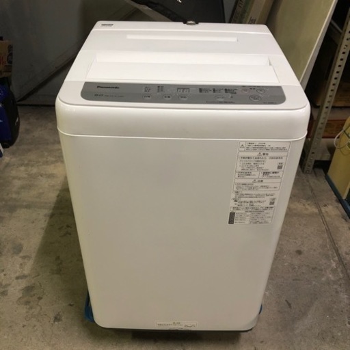 配達設置応談 2019年 パナソニック 6kg 全自動洗濯機 NA-F60B13 動作確認済