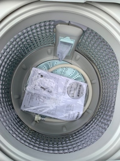 【美品】2021年製 全自動洗濯機 Haier JW-C60FK 6.0kg ホワイト系 一人暮らし シンプル 50hz 60hz おしゃれ 生活家電 お急ぎ10分コース