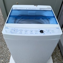 【美品】2021年製 全自動洗濯機 Haier JW-C60FK...