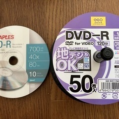 DVD-RとCD-R