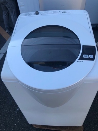 ⭐️北九州市内配送無料　保証付き　✨ AQW-LV800F-W 全自動洗濯機 SLASH（スラッシュ） シャイニーホワイト [洗濯8.0kg /乾燥機能無 /上開き]