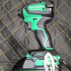 【新品】HIKOKI 18VインパクトドライバーWH18DE バッテリー2個 充電器 ケース