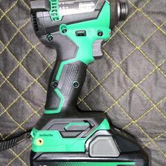 【新品】HIKOKI 18VインパクトドライバーWH18DE バッテリー2個 充電器 ケース