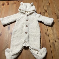 【中古】baby gap しろくま♡ロンパース？70㎝