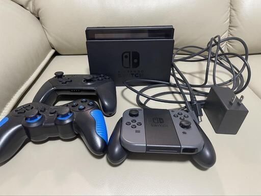 更新　nintendo switch　スイッチ　本体　Proコントローラー　aeboncoolコントローラー　持ち運びケース付き　セット　機器・コントローラーのみ