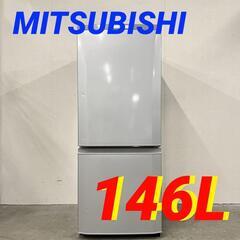  14383  MITSUBISHI 一人暮らし2D冷蔵庫  1...