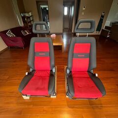 プラモデルwave 太鼓の達人筐体1/12  半分程度組み立て済み-スズキ純正レカロシート左右セット