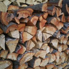 ■乾燥済み　広葉樹ミックス薪　約40kg  0420　リピーター...