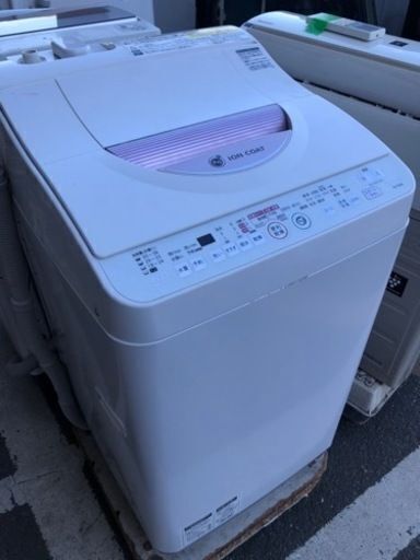 福岡市内配送設置無料　シャープ SHARP ES-TG60L-P [たて型洗濯乾燥機（6.0kg） ピンク系]