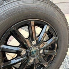 スタッドレスタイヤ12㌅&タイヤラック（値下げします）2022製造