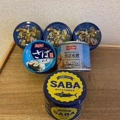 サバ缶(賞味期限2024/7~2025/5)