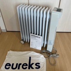 オイルヒーター　ユーレックス　取説、カバー付き　eureks