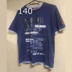 140　フェイクレイヤードTシャツ　重ね着風【ネット決済・配送可能】