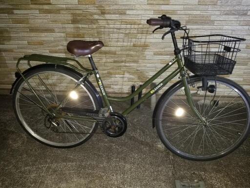 中古自転車 6段変速 27インチ LEDライト 軽整備済み 防犯登録対応 町田市 相模原市 017MM