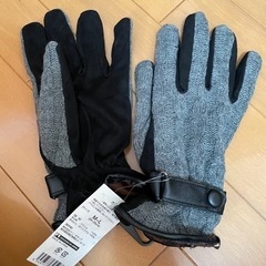 手袋　グレー　24〜25㌢