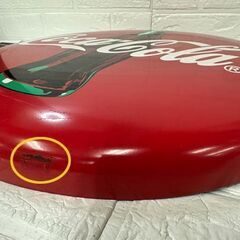 コカコーラ サインボタン 幅75cm 丸看板 羽付き アメリカン雑貨 壁掛け Coca cola コーラグッズ 札幌市白石区 白石店 