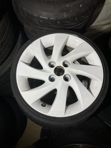 ホイール・15インチ 6J 4穴 新車外し・ご成約・ベイエリアシュターク 