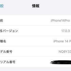 【iPhone14Pro シルバー 256GB[美品]　※おまけ付