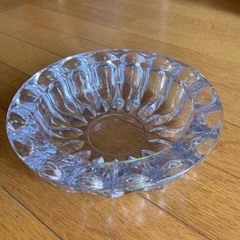 灰皿　昭和レトロ　ガラス製