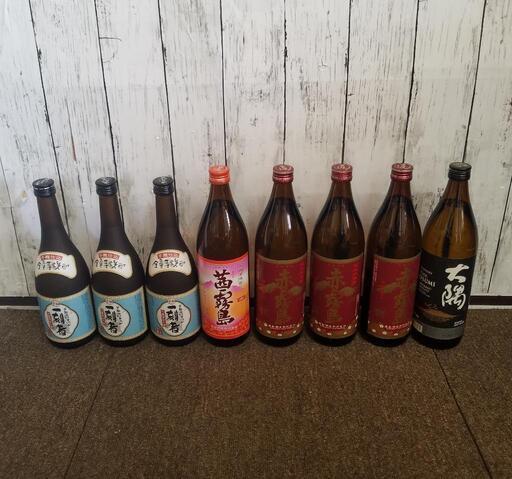 芋焼酎8本 大隅/一刻者/茜霧島/赤霧島