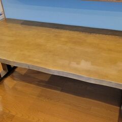 ★木製★　おしゃれなダイニングテーブル　約180cm幅の大型仕様...