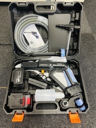 充電式 高圧洗浄機21V 最高5.8MPa 高圧噴射 3段階調節圧力 自給式 コードレス ポータブル 家庭用 業務用