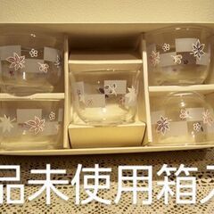 かわいいガラスコップ5点セット