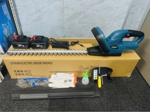 ヘッジトリマー マキタ 18Vバッテリー互換 バッテリー*1 草刈機 剪定バリカン 芝刈機 高枝切りバサミ 刈込幅510mm 電動 超軽量