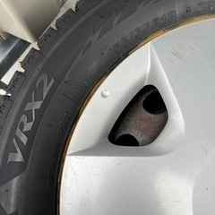 冬タイヤ　スタッドレス　セット（ホイール・ボルト付）　ブリヂストン BLIZZAK P1710 VRX2Z 155/65R13