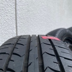 サマータイヤ4本セット　カローラルミオン純正鉄ホイール&ホイールキャップ付