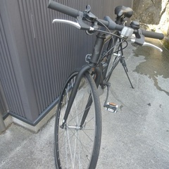 【0円】　自転車　クロスバイク　ブラック 黒