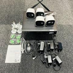 防犯カメラセット4台カメラ 屋外 IP66防水 監視カメラ 遠隔監視&動体検知