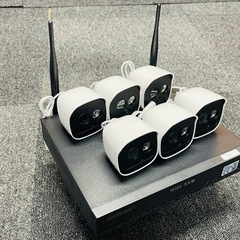 防犯カメラセット 6台カメラ 屋外 IP66防水 監視カメラ 遠隔監視&動体検知 暗視撮影 多彩な録画モード 正規品SriHome-