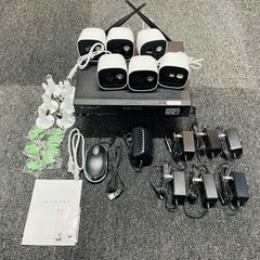 防犯カメラセット 6台カメラ 屋外 IP66防水 監視カメラ 遠隔監視&動体検知 暗視撮影 多彩な録画モード 正規品SriHome-