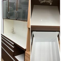 【参考価格20万円】河口家具 3面レンジボード キッチンボード ...