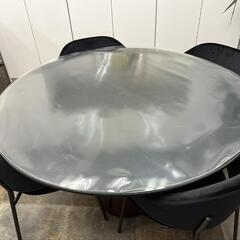 《高級》円形テーブル用　透明マット120㎝
