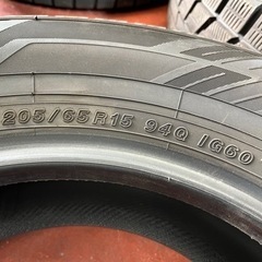 【取引完了】205/65R15  2021年ヨコハマIG60  スタッドレス　バリ山で非常に良い　取りにお越しくださる方に　桜花自動車　安曇野市穂高柏原
