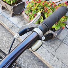 💯💯　クロスバイク　２７インチ　ブリヂストン　シルバー　７変速　自動ライト　付き　カギ　付き　配達可能