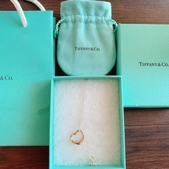 Tiffany オープンハートネックレス