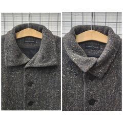 ★【Jurgen Lehl / ヨーガンレール】ミドル丈 コート  毛100％  裏地付き  アウター  北九州店舗店頭販売のみ  