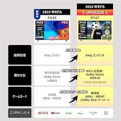 TCL 55インチ 55P635 22年製 商談会で壁掛けで1回使用しま