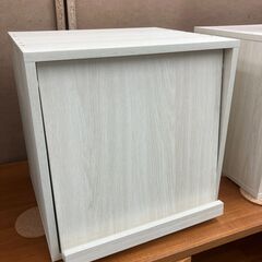 NITORI ニトリ 収納ボックス 木製ボックス スライド扉 フ...