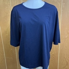 #カラバサ　レディース　シャツ　ＬＬサイズ　紺色