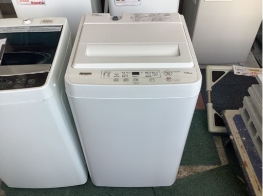 【リサイクルサービス八光】2023年製　ヤマダ　4.5kg　全自動洗濯機　YWM-T45H1