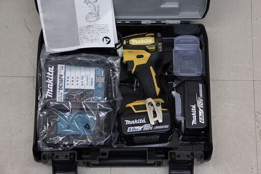 未使用 マキタ makita 18V 6.0Ah TD172DGX (FY) 黄 フレッシュイエロー インパクトドライバー 6Ah TD172DRGX TD172DGXFY (D5250knxwY)