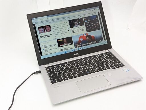 送料無料 Windows11 Office ノートパソコン 高速SSD 12.5型 NEC PC-VKT16BZG2 中古良品 第8世代Core i5 4GB 無線 Bluetooth カメラ 保証付