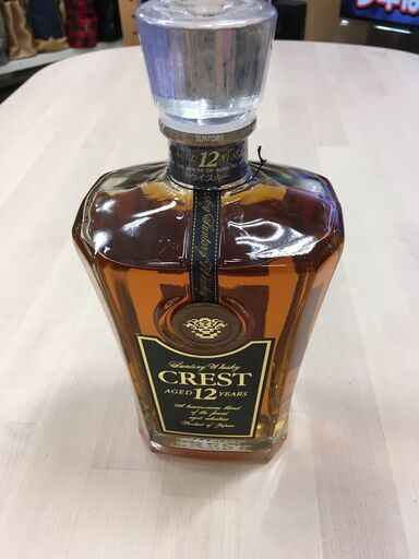 J2810 未開栓 サントリー　ウイスキー　クレスト　12年　43度　700ml