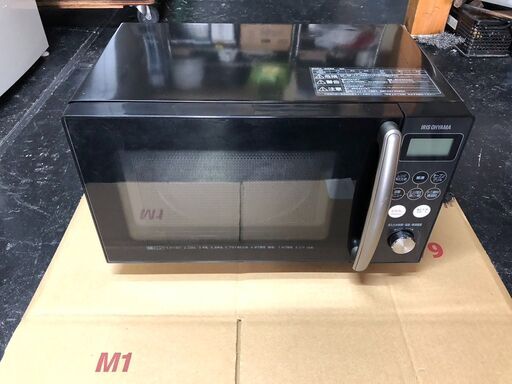 ☆中古￥7,000！IRIS OHYAMA　オーブンレンジ　家電　2021年製　MO-T1501-B型　【BJ133】