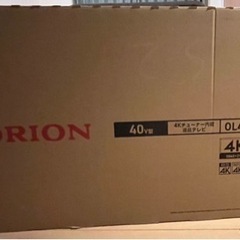 ORION 40インチ 4Kチューナー内蔵液晶テレビ ジャンク品