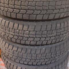 （受け渡し予定者が決まりました）スタッドレスタイヤ　155/65R14　売ります